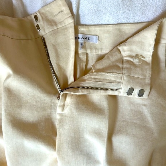 Fabulous FRAME elegant & sexy cropped Slacks Some Stretch Like new & Great On! - Picture 7 of 11